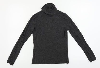 Womens UK Size 10 ASOS Grey Basic T-Shirt