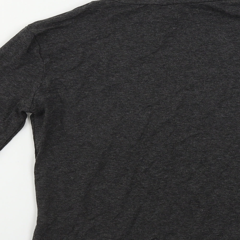 Womens UK Size 10 ASOS Grey Basic T-Shirt