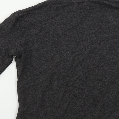 Womens UK Size 10 ASOS Grey Basic T-Shirt