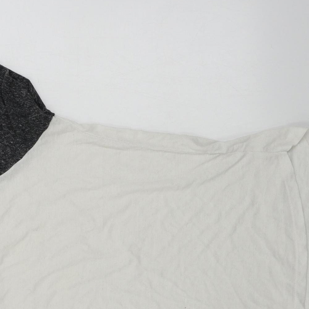 Womens UK Size 6 Atmosphere White Basic T-Shirt
