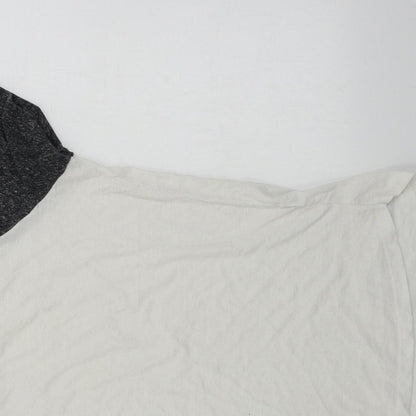 Womens UK Size 6 Atmosphere White Basic T-Shirt