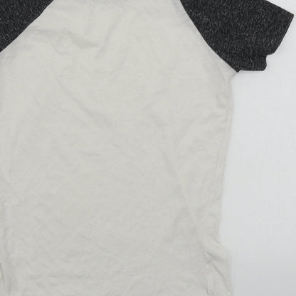 Womens UK Size 6 Atmosphere White Basic T-Shirt