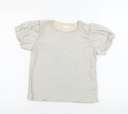 NEXT  Girls Beige   Basic T-Shirt Size 11 Years