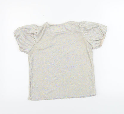 NEXT  Girls Beige   Basic T-Shirt Size 11 Years