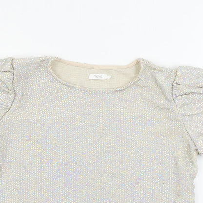 NEXT  Girls Beige   Basic T-Shirt Size 11 Years