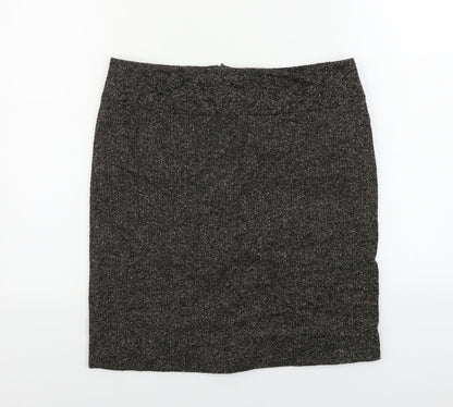 Hallhuber  Womens Brown   Bandage Skirt Size 12