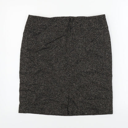 Hallhuber  Womens Brown   Bandage Skirt Size 12