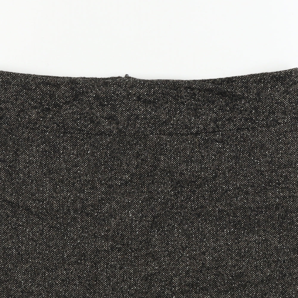 Hallhuber  Womens Brown   Bandage Skirt Size 12