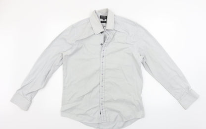 STVDIO  Mens Grey    Button-Up Size 16