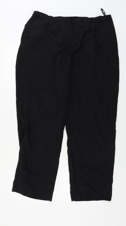 Bonmarché  Womens Black   Trousers  Size 22 L28 in