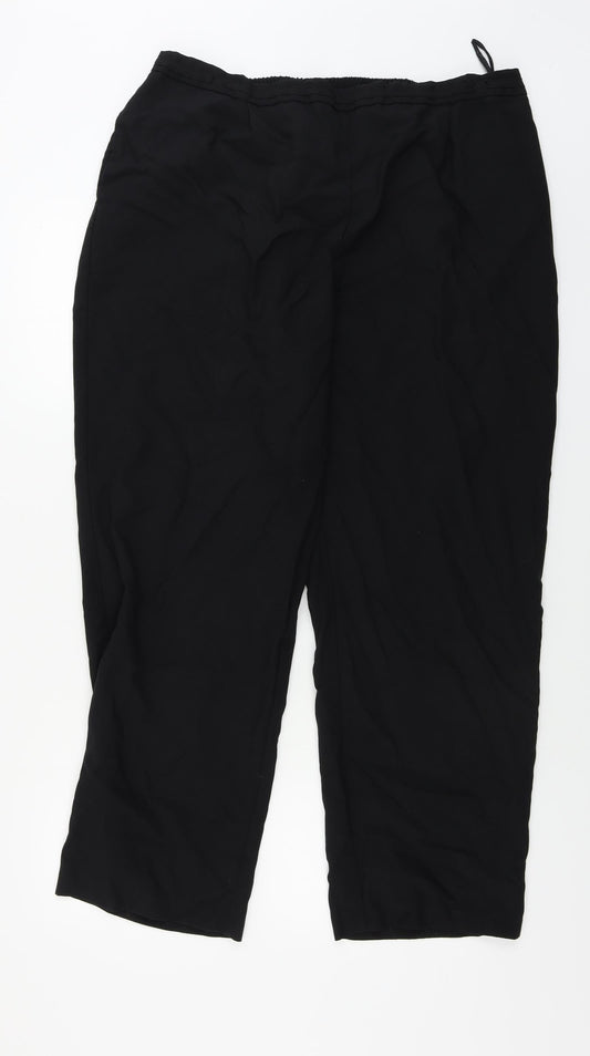 Bonmarché  Womens Black   Trousers  Size 22 L28 in