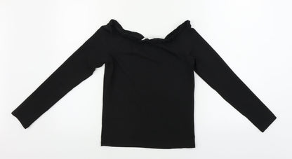 Candy Girls Black   Basic T-Shirt Size 14 Years