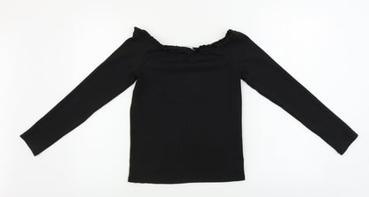 Candy Girls Black   Basic T-Shirt Size 14 Years