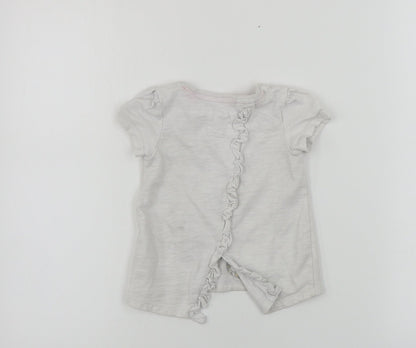 TU Boys White   Basic T-Shirt Size 2-3 Years