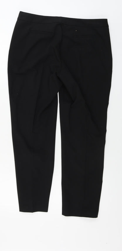 R Edition  Womens Black   Trousers  Size 14 L26 in