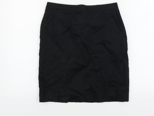 H&M  Womens Black   Bandage Skirt Size 8