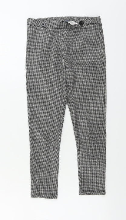 NEXT  Girls Grey Check   Trousers Size 9 Years