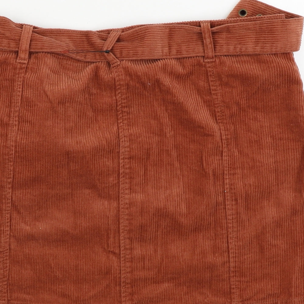 George  Womens Brown   A-Line Skirt Size 12