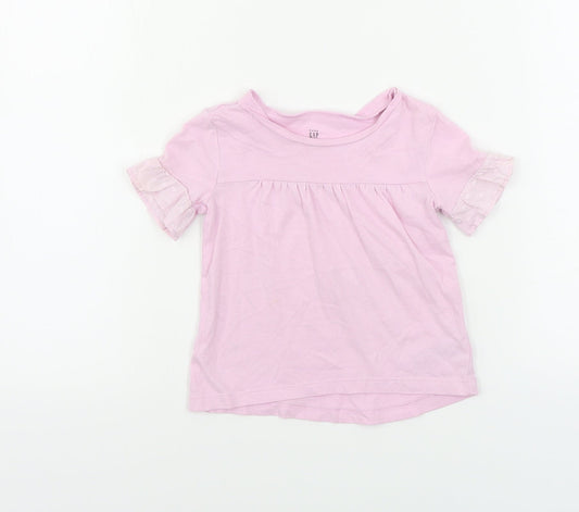 Gap Girls Pink   Basic T-Shirt Size 18-24 Months