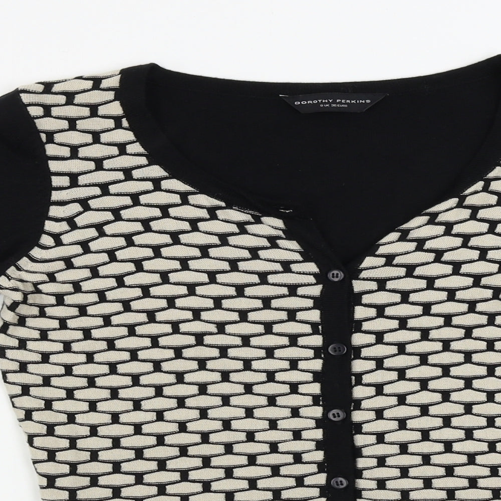 Dorothy Perkins  Womens Black   Cardigan Jumper Size 8