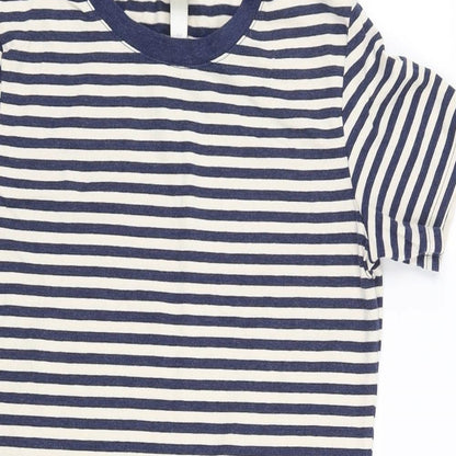 H&M Womens White Striped  A-Line  Size M