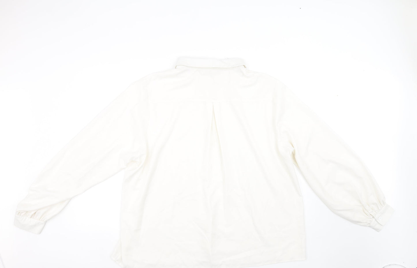 Womens UK Size 20 In the Style White Basic Button-Up