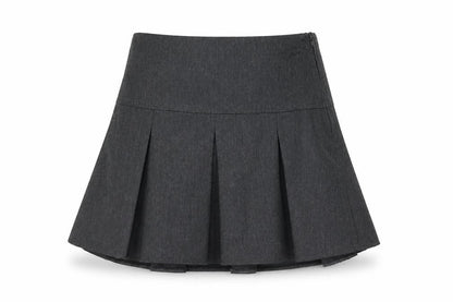 NEXT Girls Grey   Pleated Skirt Size 9 Years