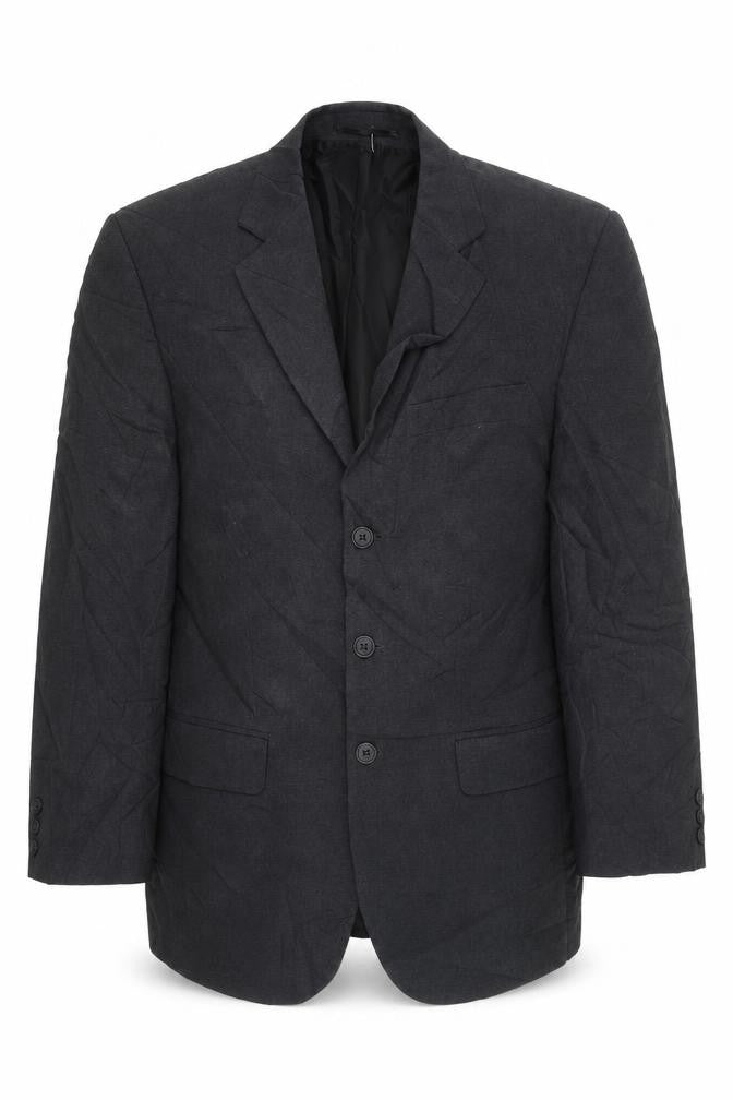 tescos Mens Grey   Jacket Blazer Size XL  - Padded Shoulders