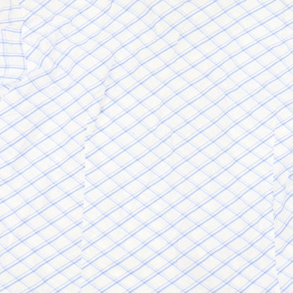 armando Mens White Check   Button-Up Size XL