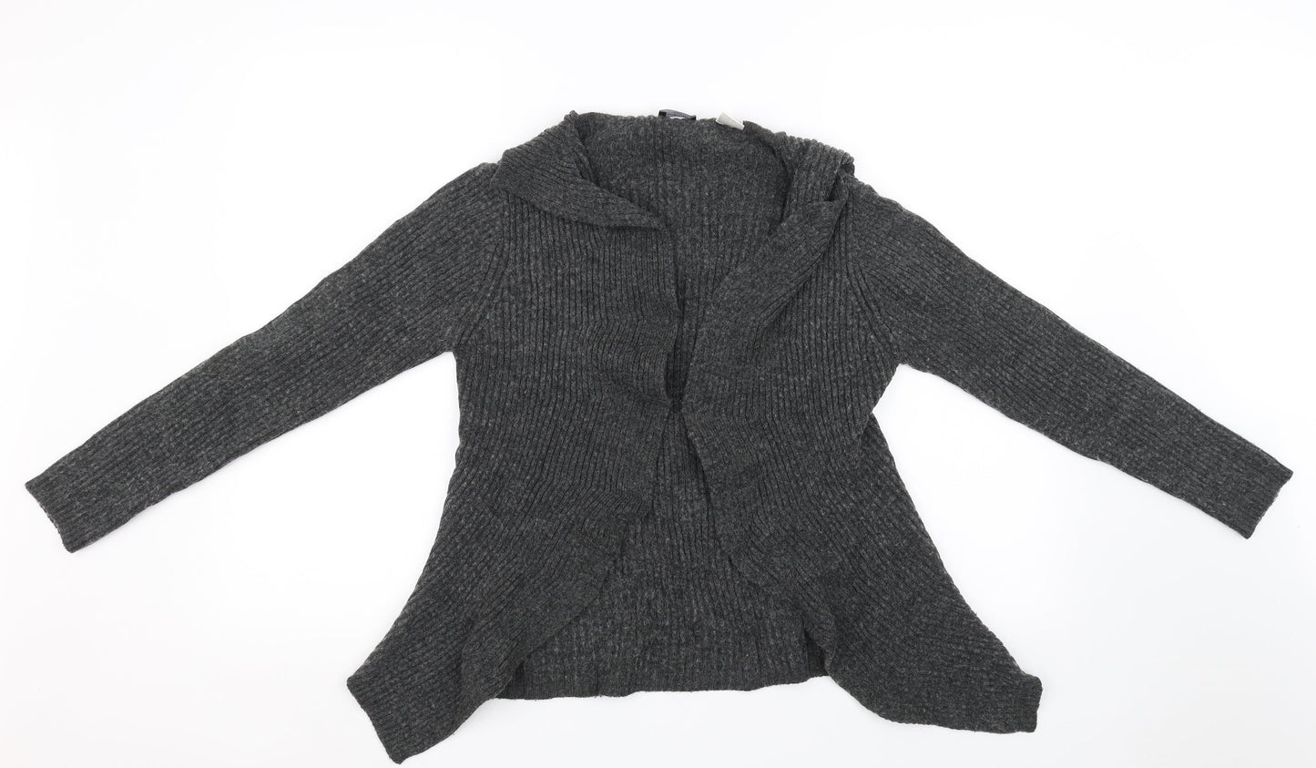 Womens UK Size 12 Redoute Grey Cardigan Jumper