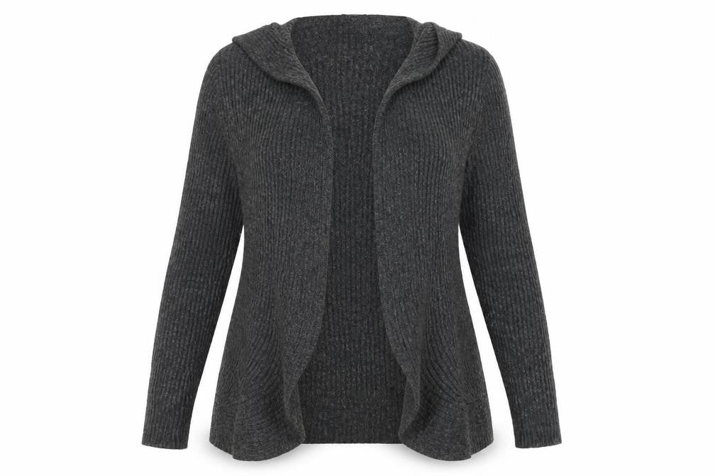 Womens UK Size 12 Redoute Grey Cardigan Jumper