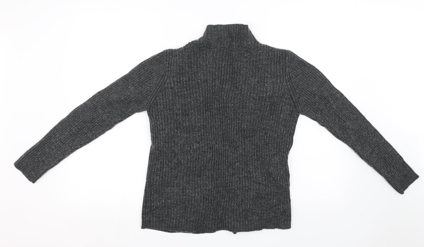 Womens UK Size 12 Redoute Grey Cardigan Jumper