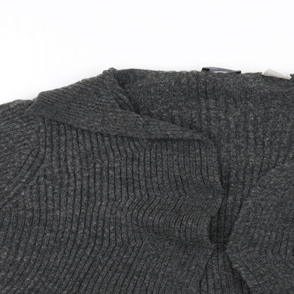 Womens UK Size 12 Redoute Grey Cardigan Jumper