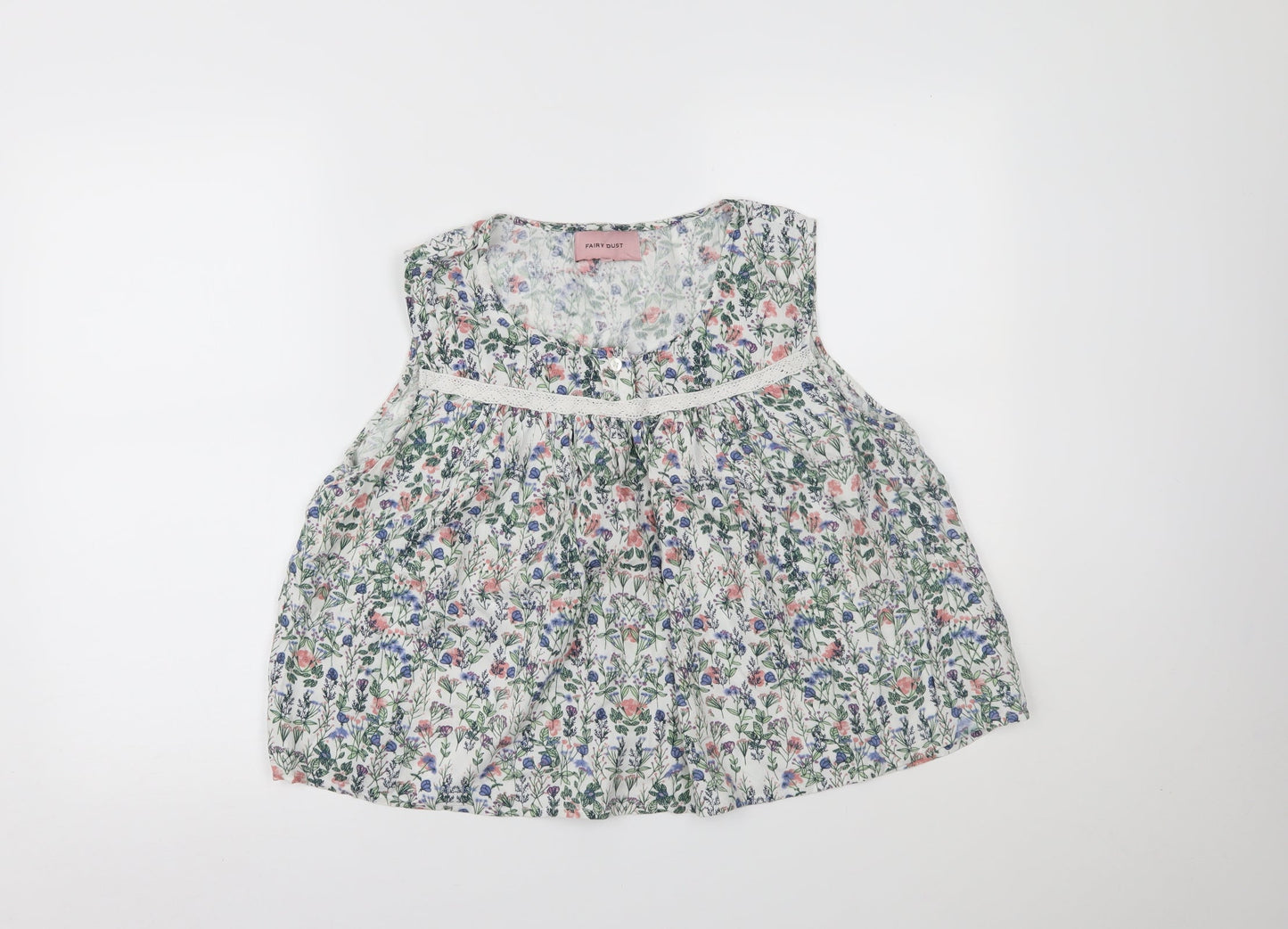 Fairy Dust Womens Multicoloured Floral  Babydoll Pyjama Set Size M