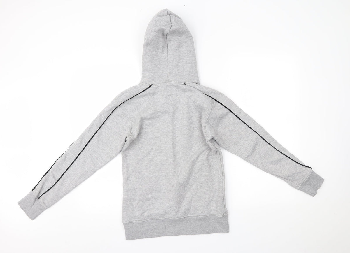 gymgarmz Womens Grey   Pullover Hoodie Size S
