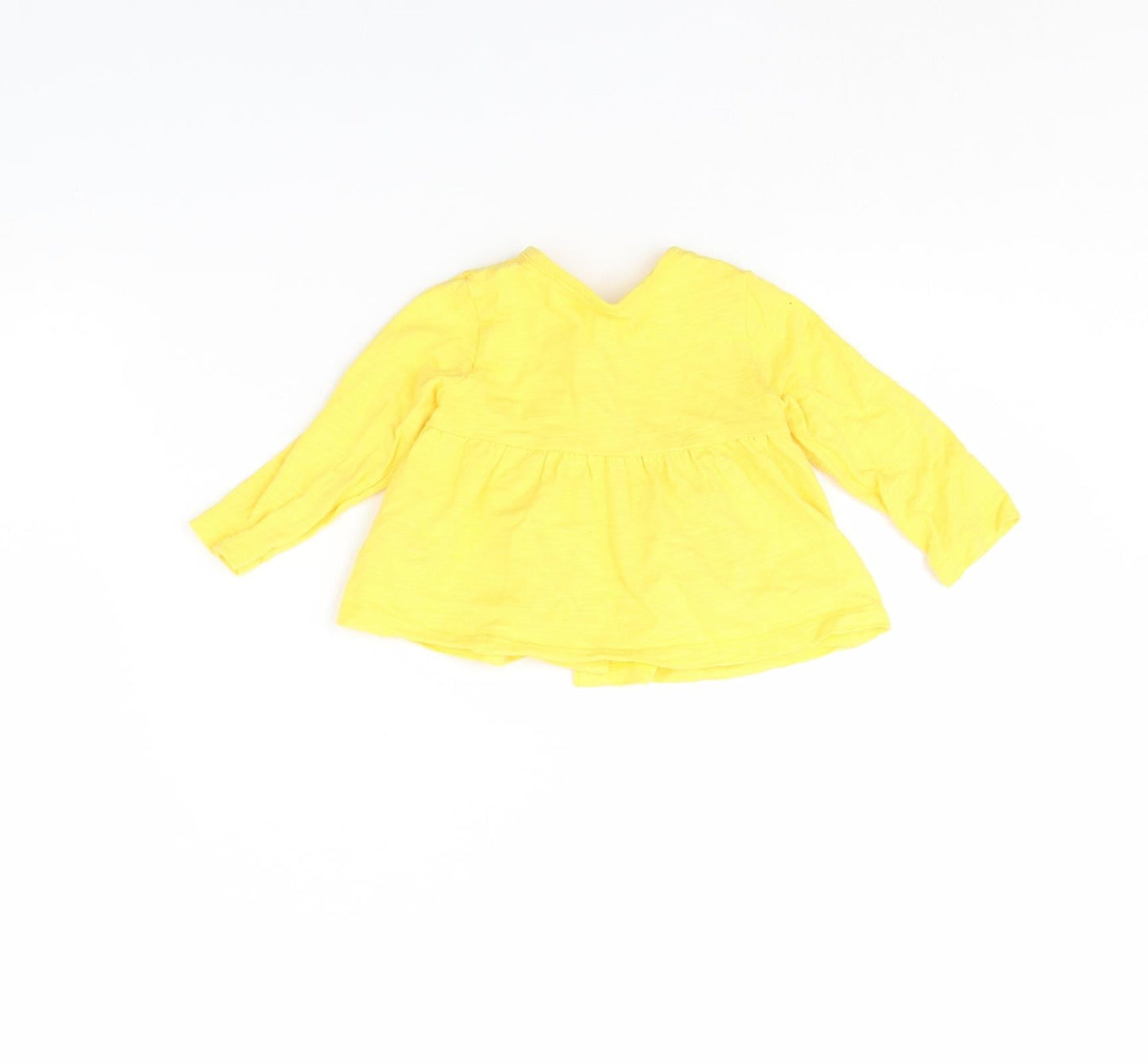 Mothercare Girls Yellow   Jacket  Size 3-6 Months