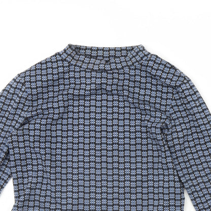 Womens UK Size 12 Topshop Blue Pullover Jumper