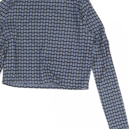 Womens UK Size 12 Topshop Blue Pullover Jumper