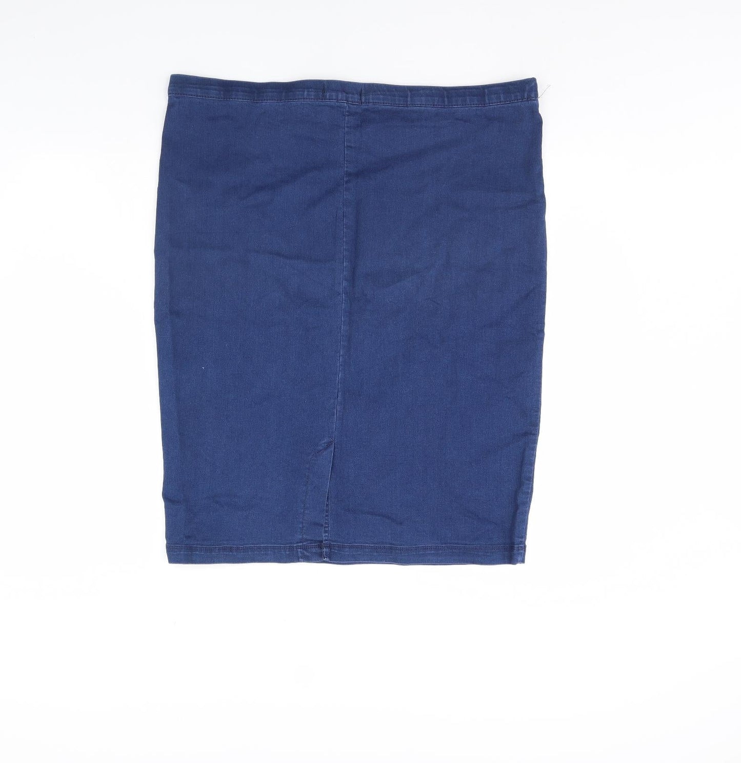 George Womens Blue  Denim Straight & Pencil Skirt Size 42 in