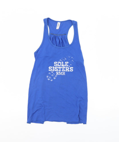 Womens UK Size L Bella Blue Basic Tank