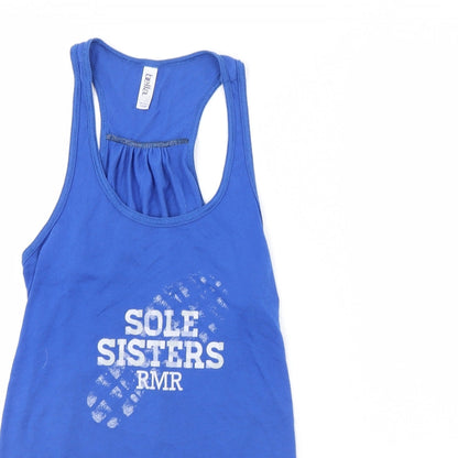 Womens UK Size L Bella Blue Basic Tank