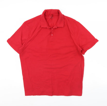 George Mens Red    Polo Size 2XL