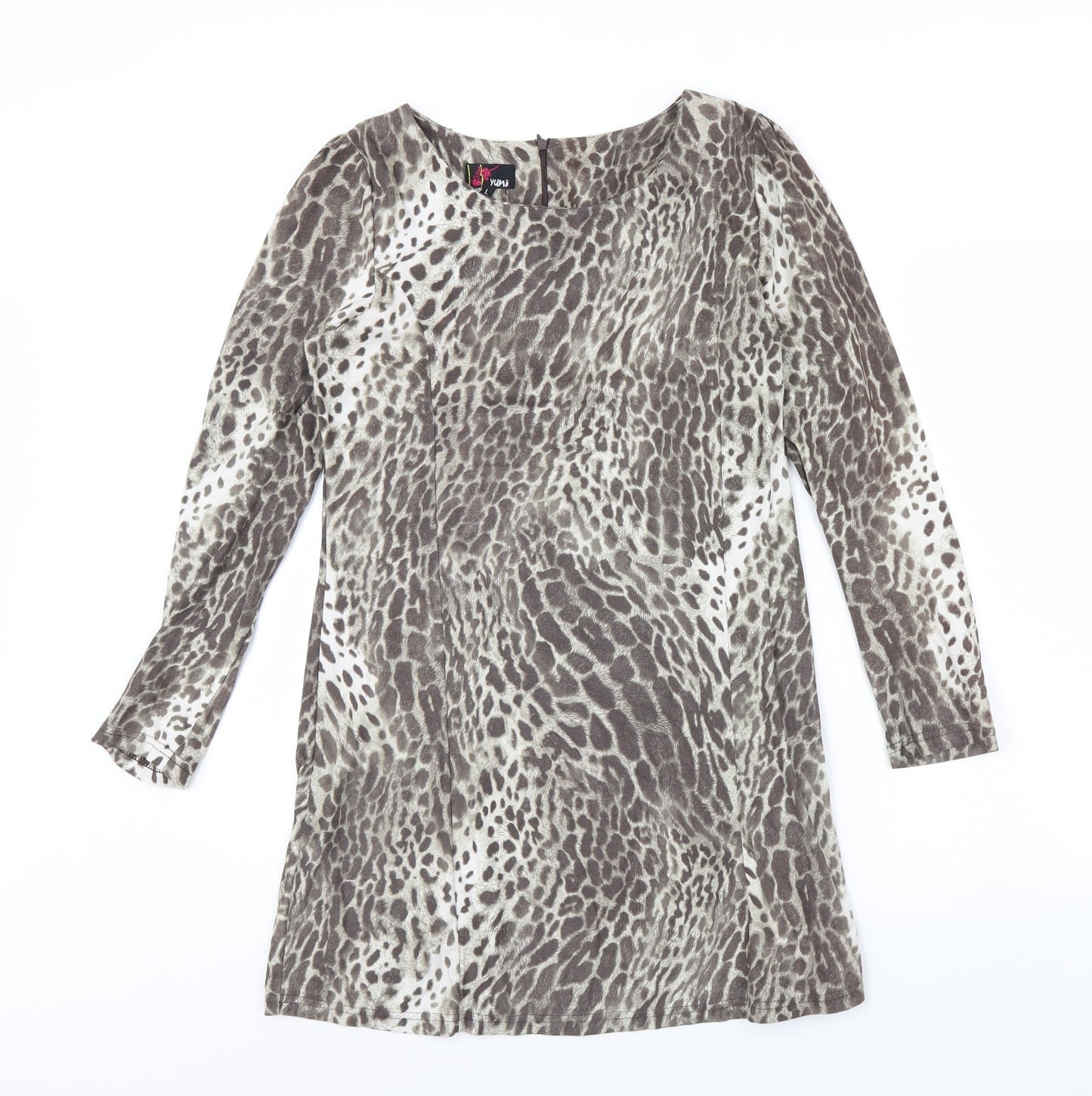 yummy  Womens Brown Animal Print  Mini  Size L