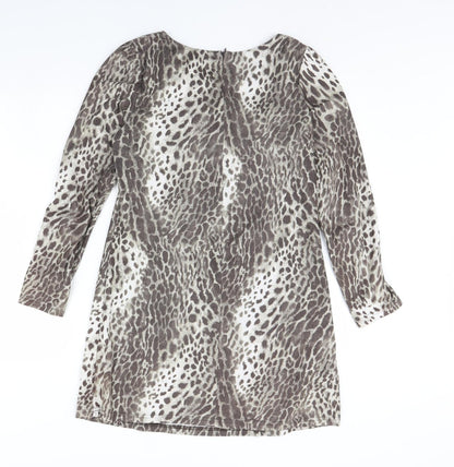 yummy  Womens Brown Animal Print  Mini  Size L
