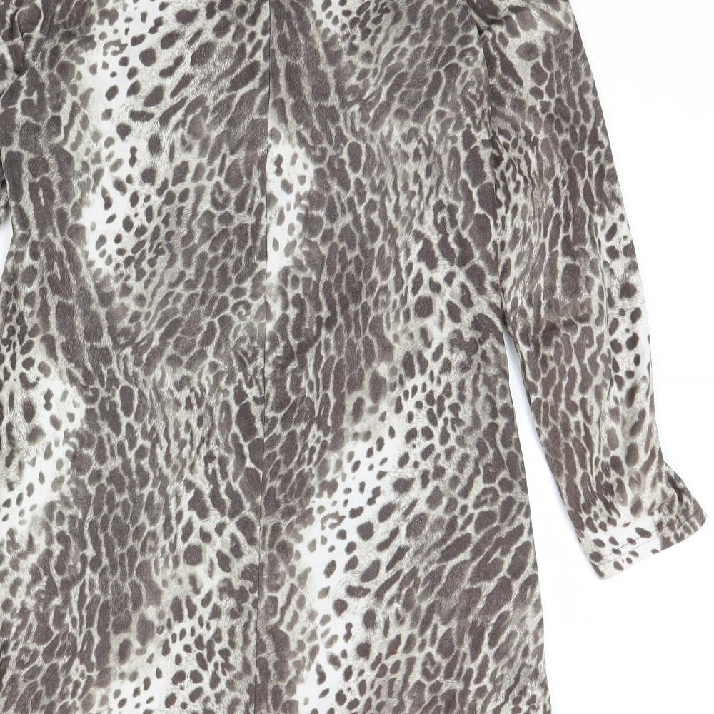 yummy  Womens Brown Animal Print  Mini  Size L