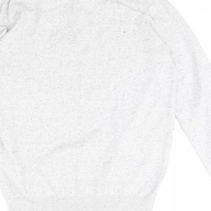 Easy Mens Grey   Henley Jumper Size M