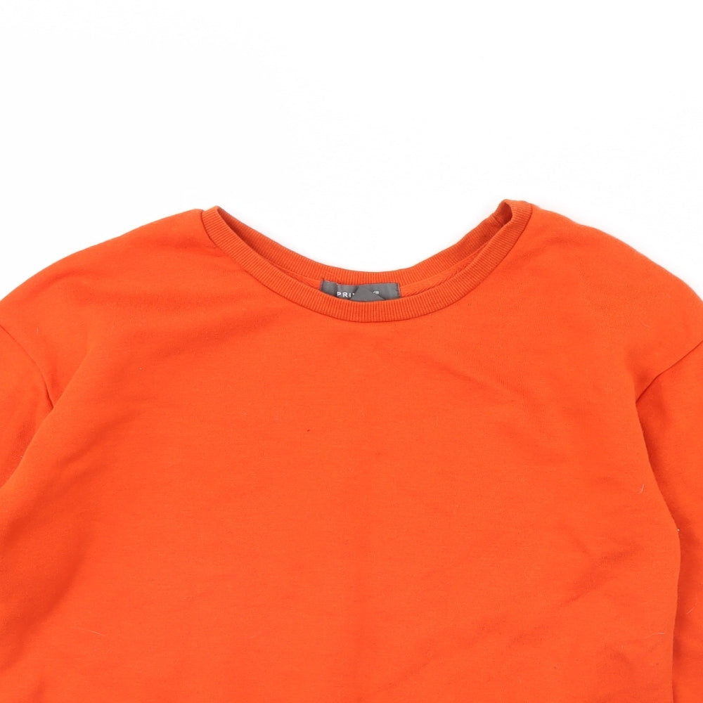 Primark Womens Orange   Pullover Jumper Size 8