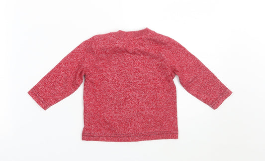 Nutmeg Boys Red   Basic T-Shirt Size 3-6 Months