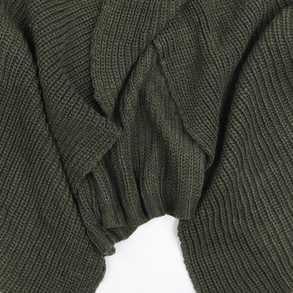Womens UK Size M Misspap Green Pullover Jumper