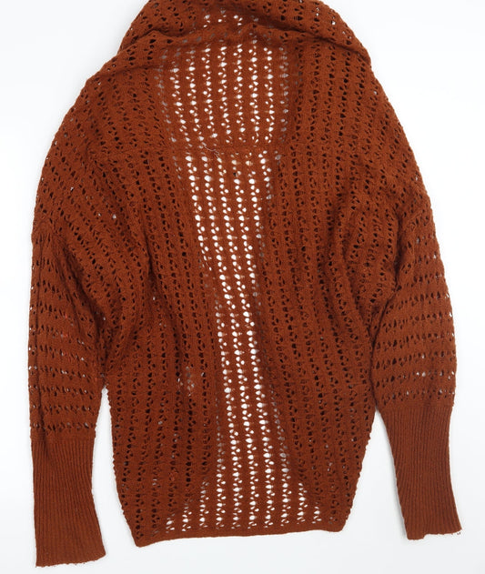 Blonde & Blonde Womens Brown   Cardigan Jumper Size 12